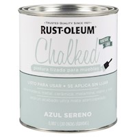 Rust-Oleum Pintura Brochable Tiza Chalked Azul Sereno 0,887L